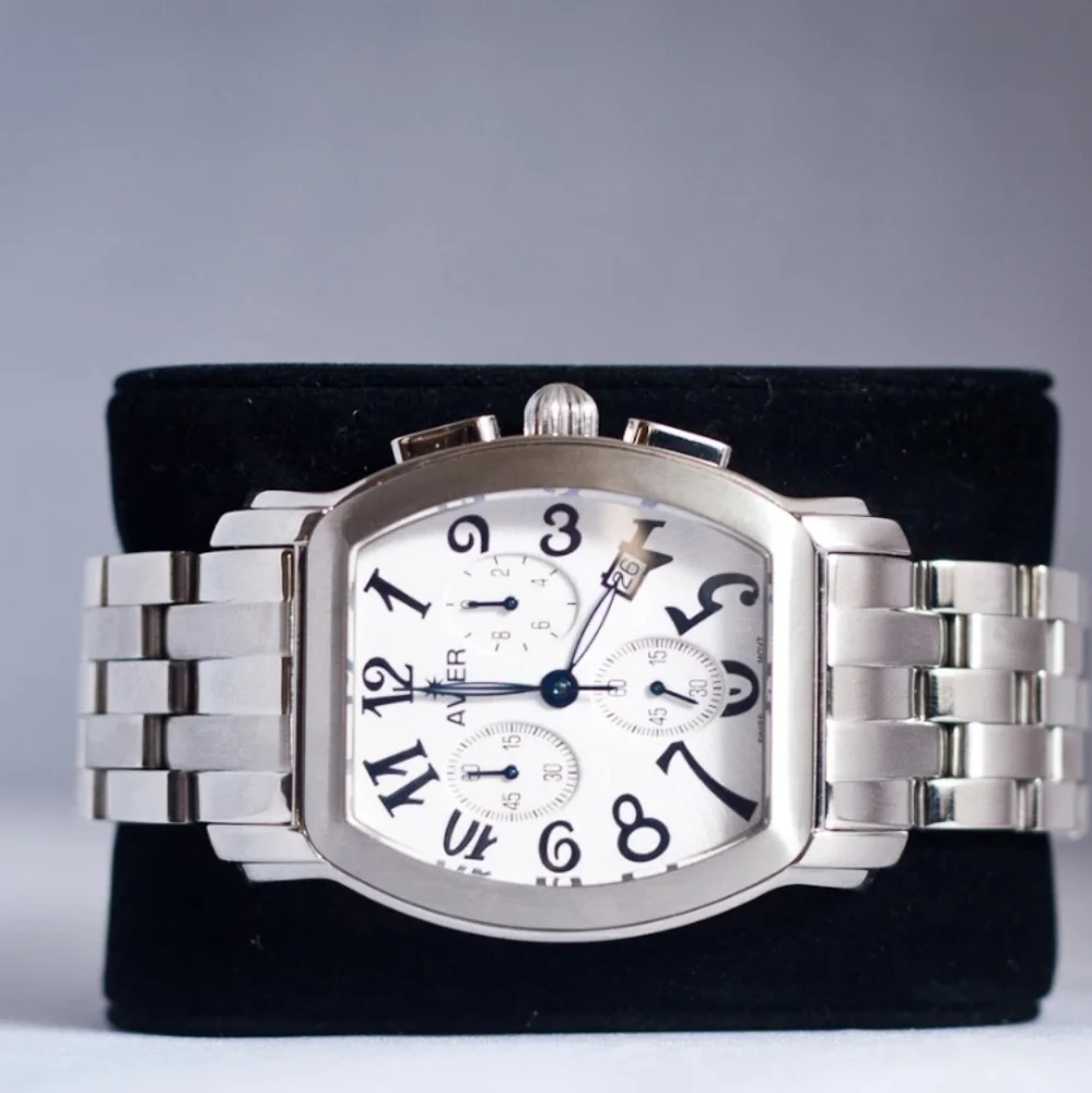 Avier Men's Statesman Stainless Steel Chronograph Watch